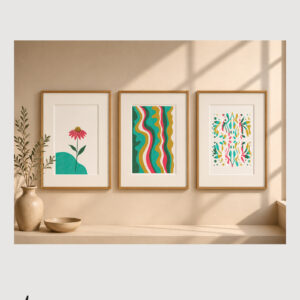 Set de 3 Mini prints Postales de Julio | Print Fine Art sobre papel 100% Algodón | Dideeart